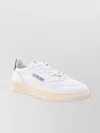 Autry Leather Sneakers With Contrasting Patch At Back