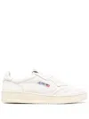 Autry Low Top Sneakers In Goatskin In White