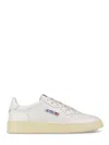 Autry Leather Sneakers With Perforated Detailing In White