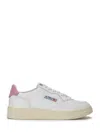 Autry Leather Upper Sneakers With Perforated Detailing In Multi