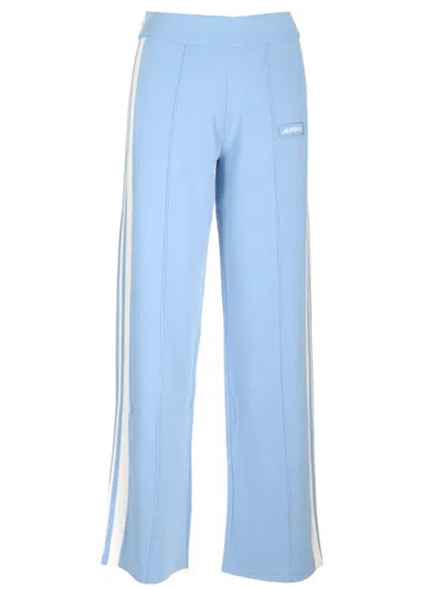 Autry Light Blue Viscose Trousers Light Blue