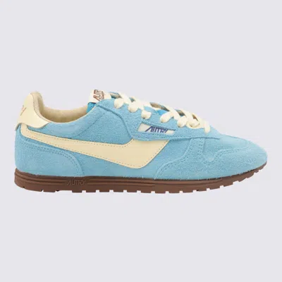 Autry Windspin Suede And Leather Low-top Sneakers In Multi