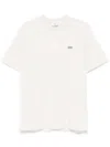 Autry Blue Cotton T-shirt With White Logo Print In White