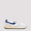 Autry 'reelwind Super Vintage' Grey Sneakers With Logo Patch On The Tongue And Contrasting Heel In Light Grey