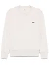 Autry Embroidered-logo Sweatshirt In White