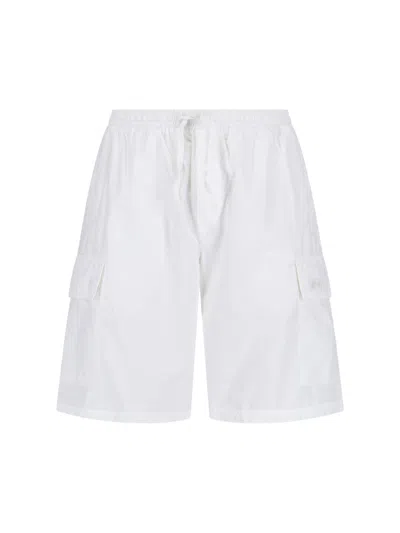 Autry Lightweight Cotton-blend Tapered Trousers In White