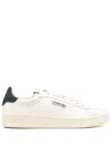 Autry Logo-appliqué Leather Sneakers In White