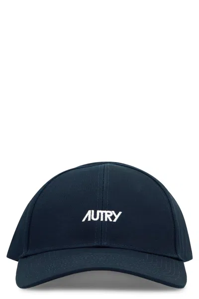 Autry Logo Baseball Cap In Blue