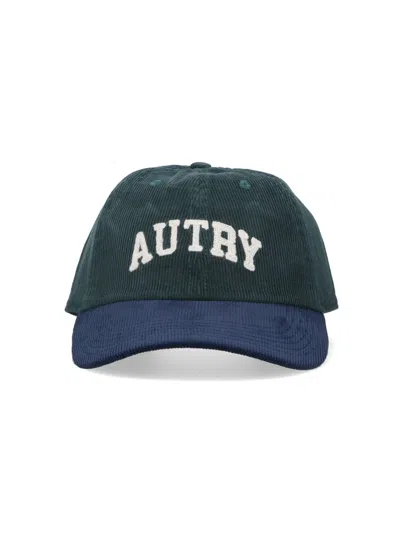 Autry Logo Baseball Cap In Green