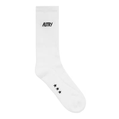 AUTRY AUTRY LOGO COTTON BLEND SOCKS