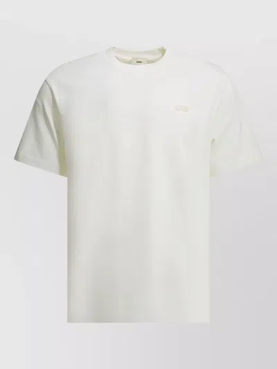 Autry Logo Crew Neck Short Sleeve T Shirt In White