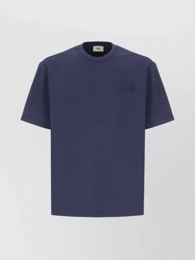 Autry Logo Crew Neck T-shirt In Blue