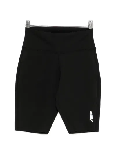 Autry Logo-detail Shorts In Black
