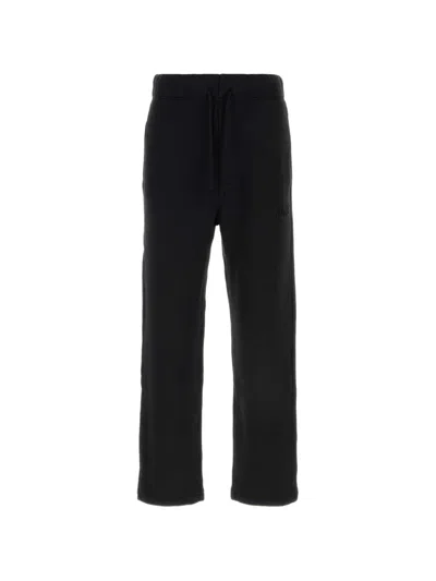 Autry Cotton Joggers Trousers Featuring Back Pockets In Black
