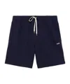 Autry Logo Drawstring Shorts In Black