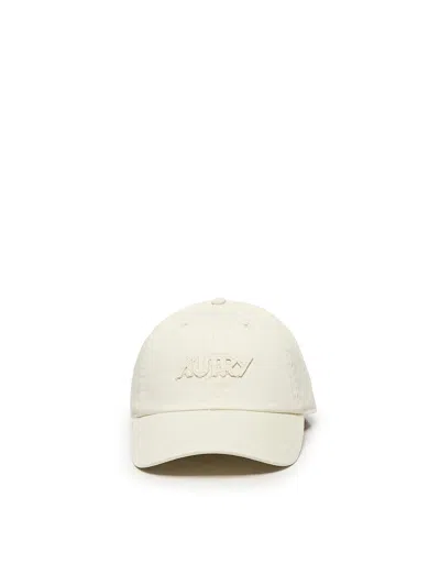Autry Logo-embroidered Baseball Cap In Baseb Embro Cream