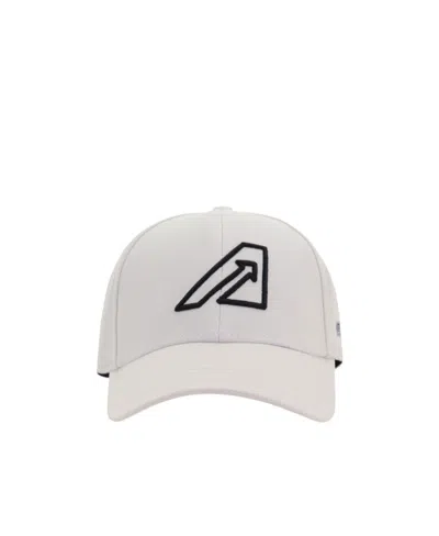 Autry Logo-embroidered Cotton Cap In White