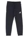 Autry Logo-embroidered Cotton Track Pants In Blue