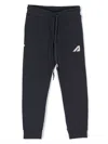 Autry Logo-embroidered Cotton Track Pants In Blue