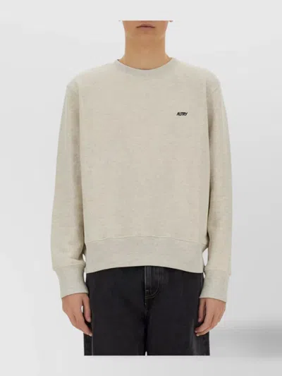 Autry Logo Embroidered Crew Neck Sweatshirt