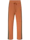 Autry Logo-embroidered Drawstring-waist Track Pants In Orange