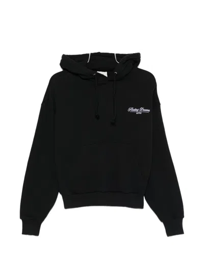 Autry Logo-embroidered Hoodie In Black