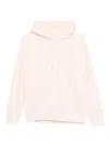 Autry Hooded Sweatshirt With Logo Embroidery And Elasticized Edges In Pink