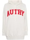 Autry Hoodie Dress Sweatshirts Grey In Melange