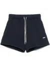 Autry Logo-embroidered Shorts In 蓝色