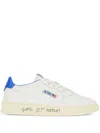 Autry White Medialist Leather Sneakers In White