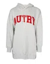 Autry Hoodie Dress Sweatshirts Grey In Melange