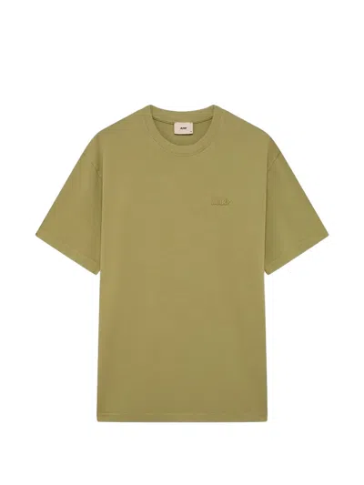 Autry Logo-embroidered T-shirt In Green