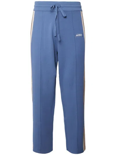 AUTRY LOGO EMBROIDERED TRACK PANTS