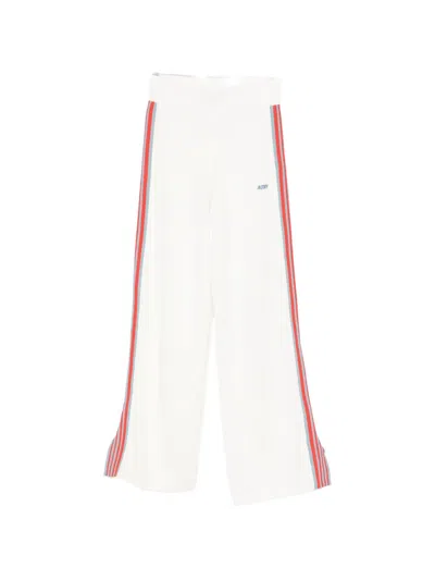 Autry Logo-embroidered Track Pants In White