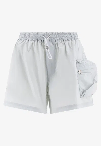 Autry Logo Embroidered Track Shorts