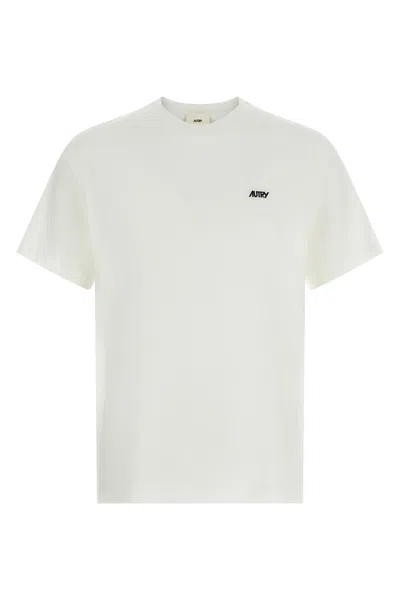Autry Logo Embroidery T-shirt In White