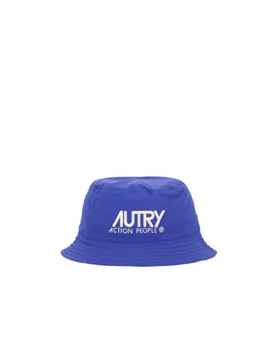 Autry Logo Fisherman's Hat In Blue