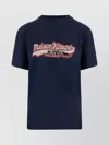 Autry X Maison Kitsune Logo-graphic T-shirt In Blue