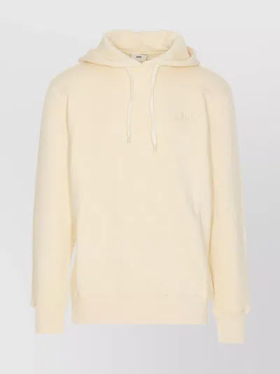 Autry Logo Hoodie Drawstring Hood In Brown