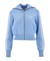 Autry Light Blue Sweatshirt With Zip Sweatshirts Light Blue In Blue