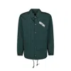 Autry Bicolor Polyester Shell Jacket In Green
