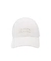 Autry Logo Embroidered Baseball Cap In White