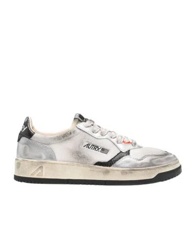 AUTRY AUTRY MEDALIST SUPER VINTAGE LACE-UP SNEAKERS