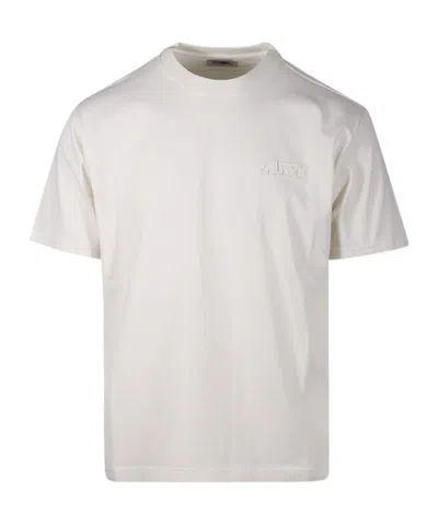 Autry Logo Logo Short-sleeved T-shirt In White