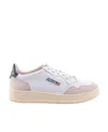 Autry Logo Low-upper Sports Shoes In Nude