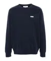 Shop Autry Logo-patch Cotton Sweatshirt In Black
