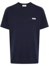 Autry T-shirt With Logo Embroidered On The Front In Blue