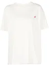 Autry Logo-patch Cotton T-shirt In White