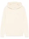 Autry Beige Cotton Sweatshirt With Hood And Logo Embroidery In 中性色