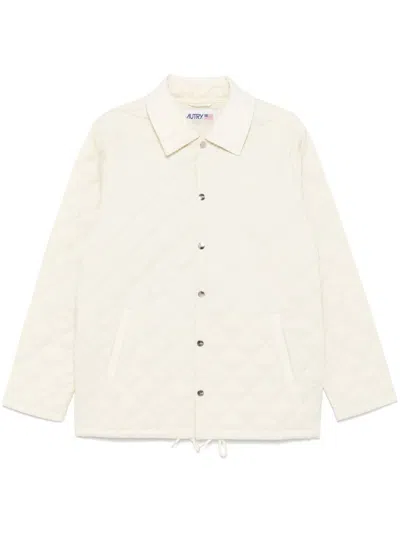 Autry Logo-patch Lightweight Jacket In White